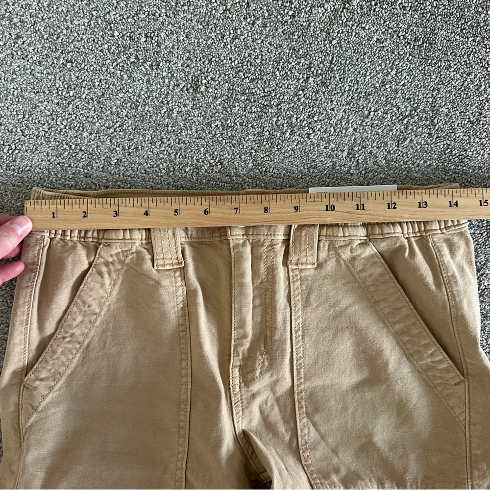 American Eagle '90s Straight Cargo Pants Khaki Tan Women's Size 4 High Rise - Picture 4 of 8
